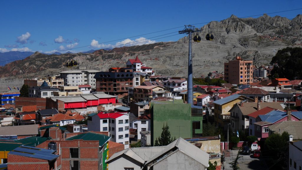 Vue sur les toits de La Paz