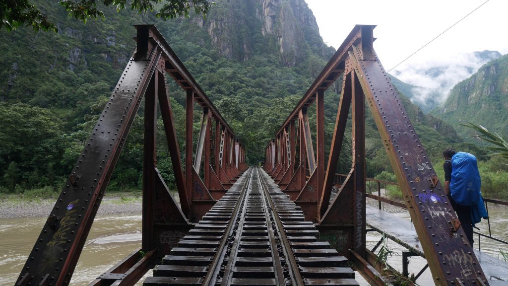 Le pont vers le Machu Picchu