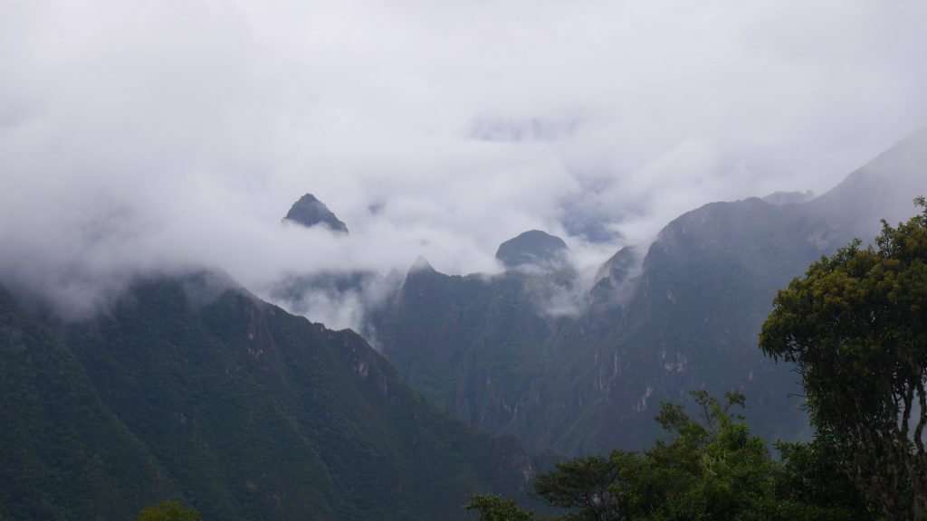 Là-bas, c'est le Machu Picchu !